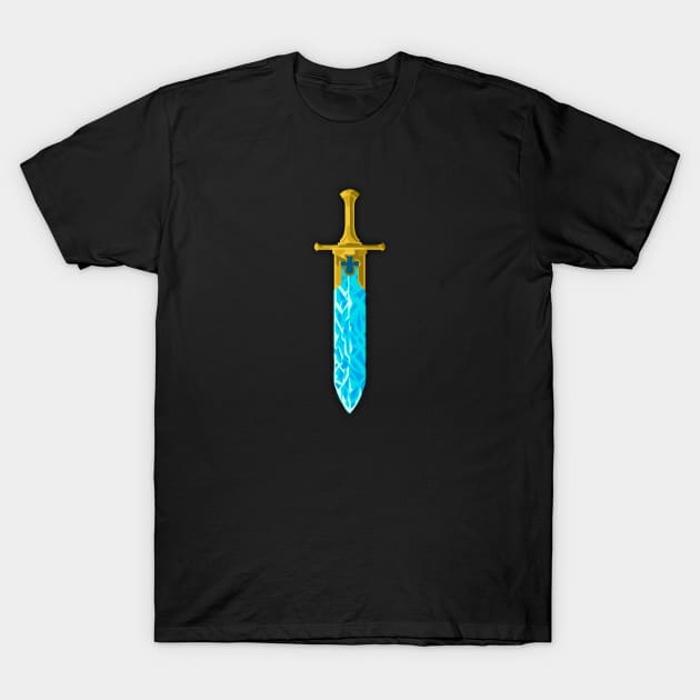 Minimalist Wizard Sword T-Shirt by AFASAS